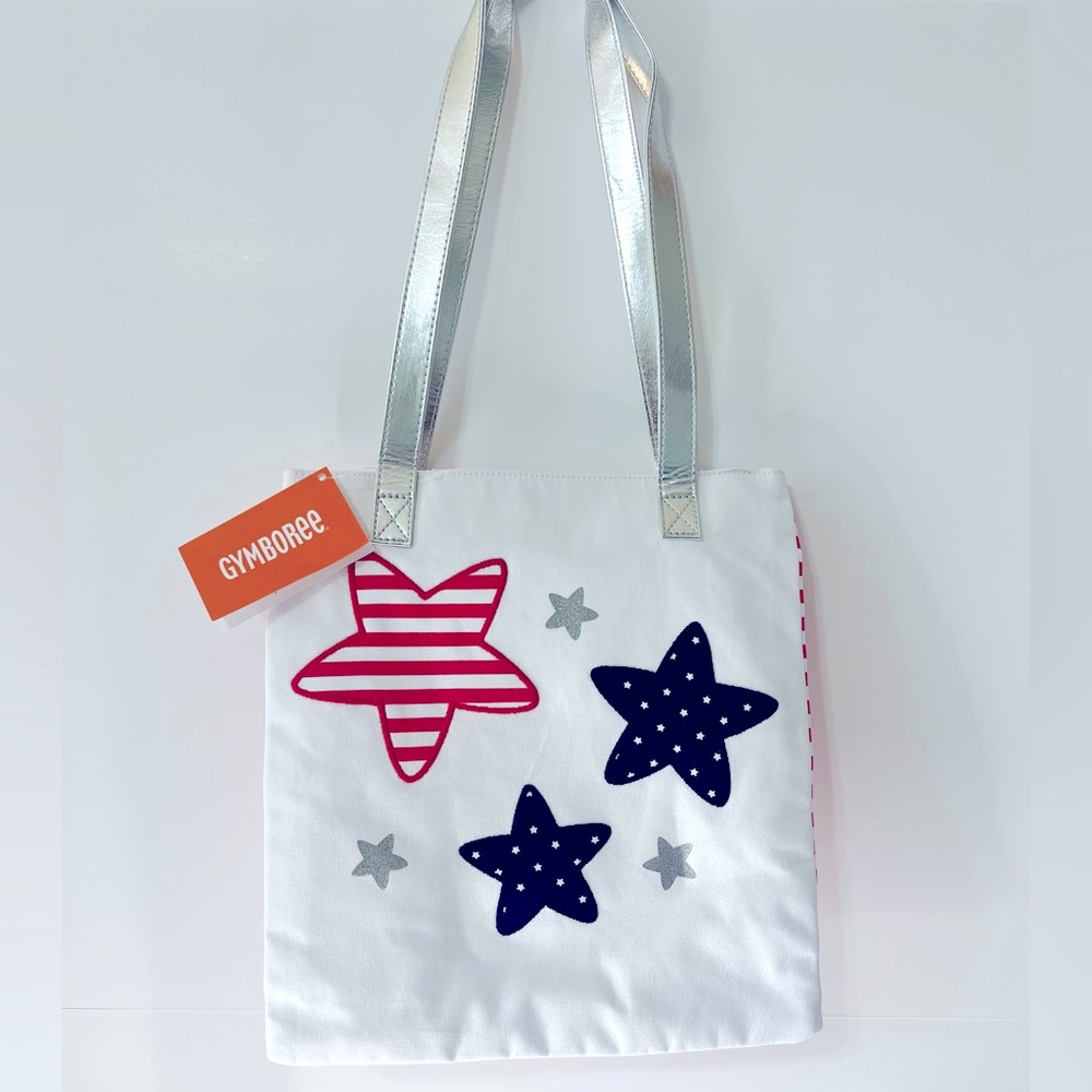 🇺🇸NWT Gymboree Stars & Stripes Canvas Tote🇺🇸